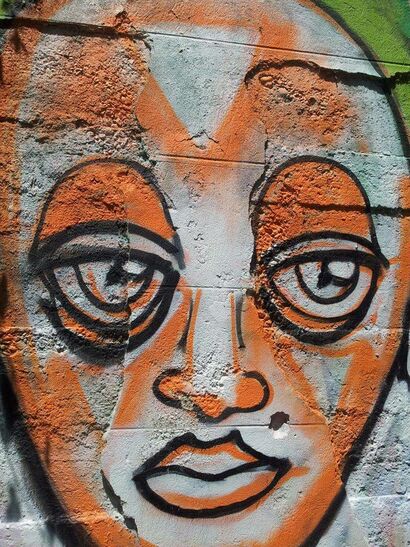 orange face - a Photographic Art Artowrk by Moreno D\'Angelo